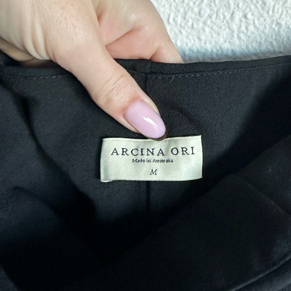 Arcina Ori Celine Dress Black & Cream - Picture 6 of 10